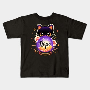 Cat crystal ball Kids T-Shirt